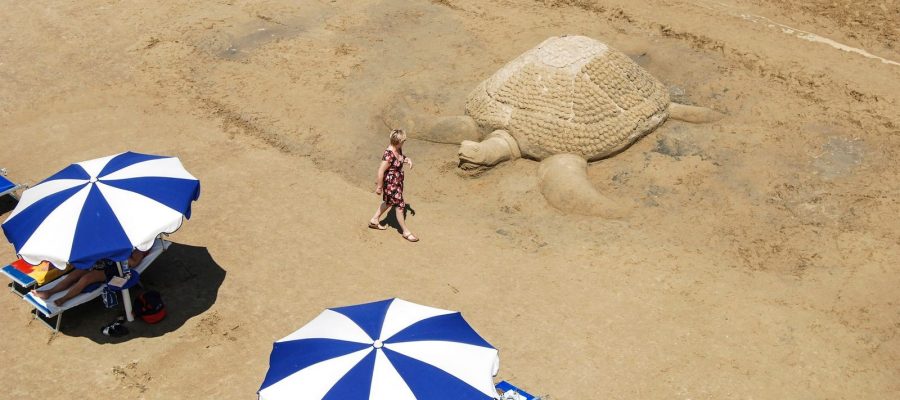 Lopar Sandskulpturen
